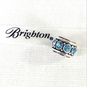Brighton Light Blue Glam Spacer Bead